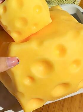 10CM Giant Cheese Squeeze Toy Extra Large Size Cheese Squish