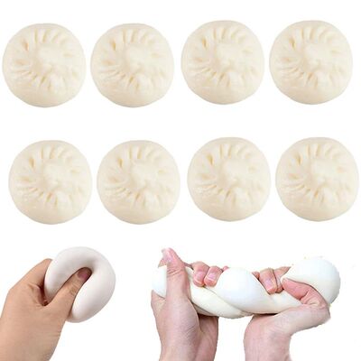 1/6/12PCS Dumpling Squishy Stress Balls Fidget Toys Anxiety