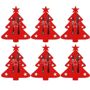 Christmas Felt Tableware Mat Knife And Fork Tableware Rack P