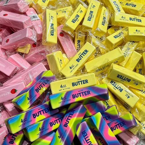 Squishy Elastic Butter Stick Fidget Toy Soft Touch Stress Re