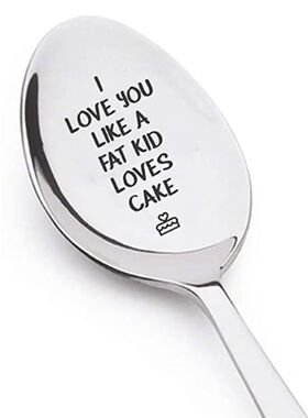 Valentines Day Gift Stainless Steel Milk Coffee Spoons Love