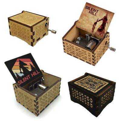 Silent Hill 2 Horror Survival Game Wooden Music Box Promise