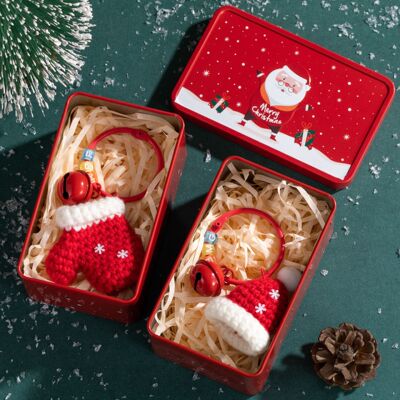 Christmas Wool Crocheted Pendant Wool Christmas Wreath Exqui