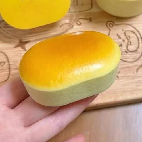 1PC Squishy Realistic Cheese Cake Slow Rebound Stress Relief