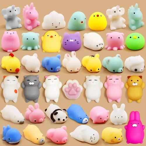 20pcs Mini Release Stress Animal Pinch Music Children Simula