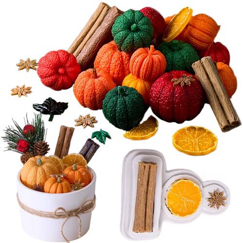 Autumn Candle Silicone Mold DIY Handmade Lemon Cinnamon Star
