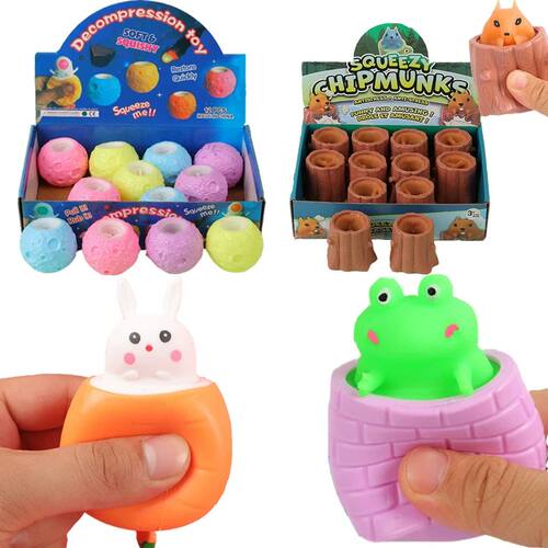 Funny Pop-Up Slow Rebound Squishy Cheese Mouse Cup Hand Anti