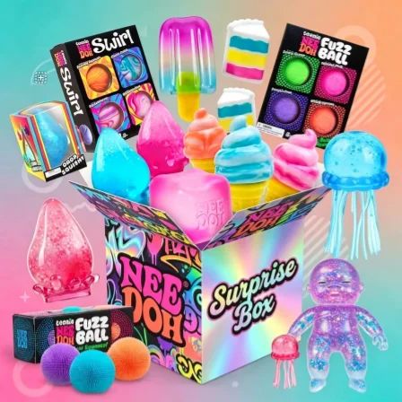 100 Styles Mystery Squishy Blind Box, Random Cute Squeeze St
