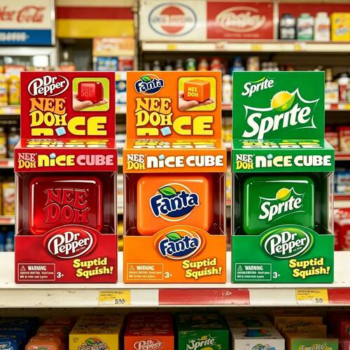 New Nee Doh Nice Cube Suptid Squish Stress Relief Toy Pinch