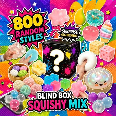 800+Pieces/Kinds Assorted Squishy Figures Blind Box Surprise