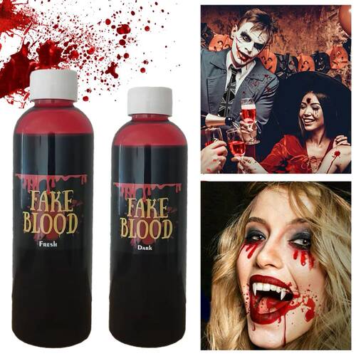 Halloween Horror Fake Blood Prop 30/60/100/20ml Cosplay Cosm