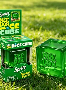 Sprite Limited Nee Doh Nice Cube Squishy Toy Stress Squishy