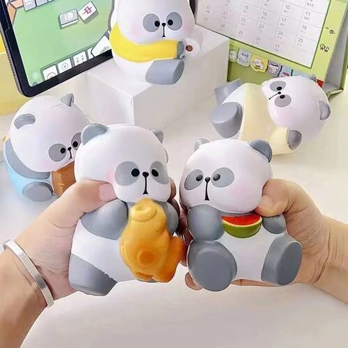 New PVC Panda Decompression toy Stress Relief Slow Rising An