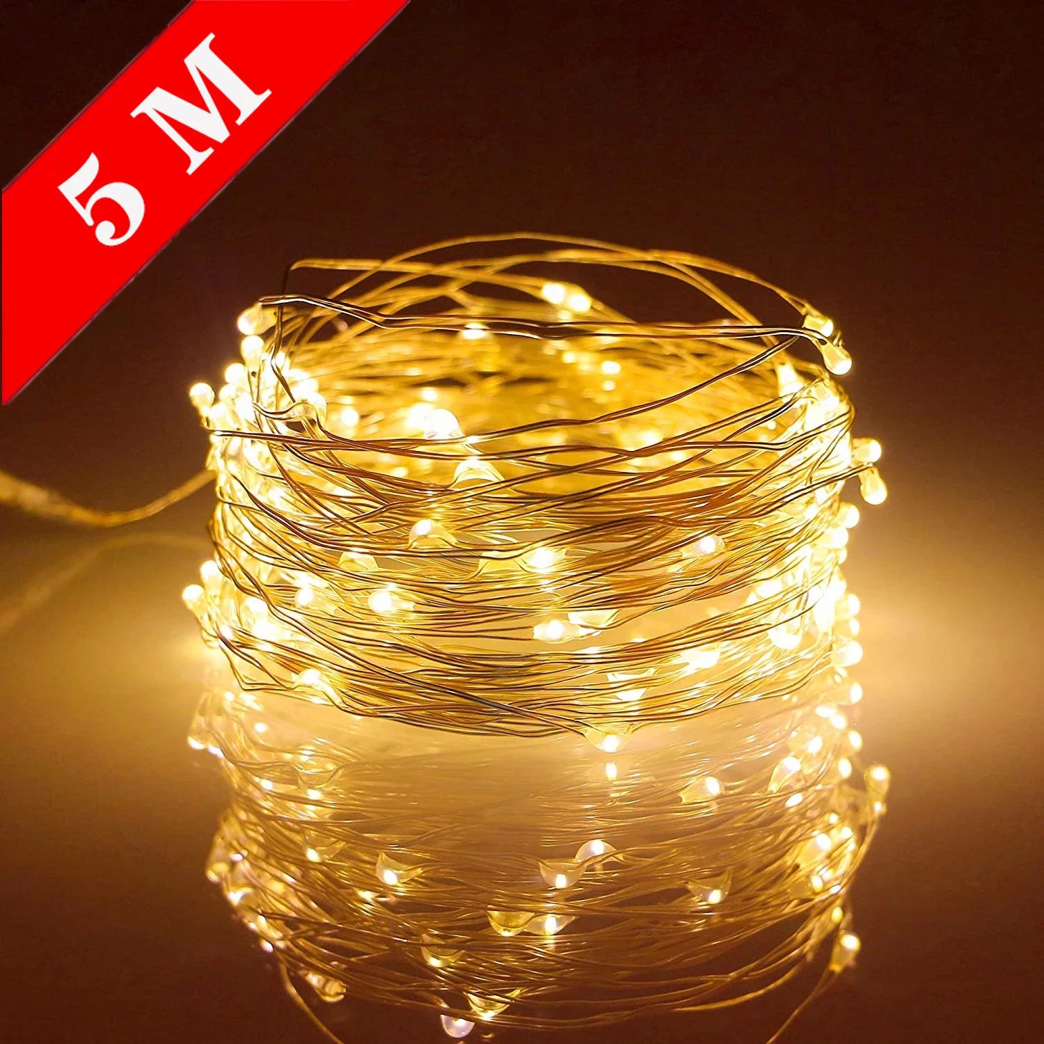 Led Copper Wire Fairy Lights USB Powered LED String Lights H