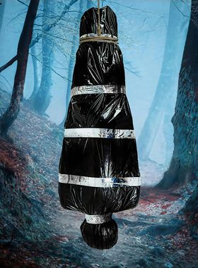 150cm/5ft Hanging Corpse Dead Victim Props, Scary Haunted Cr