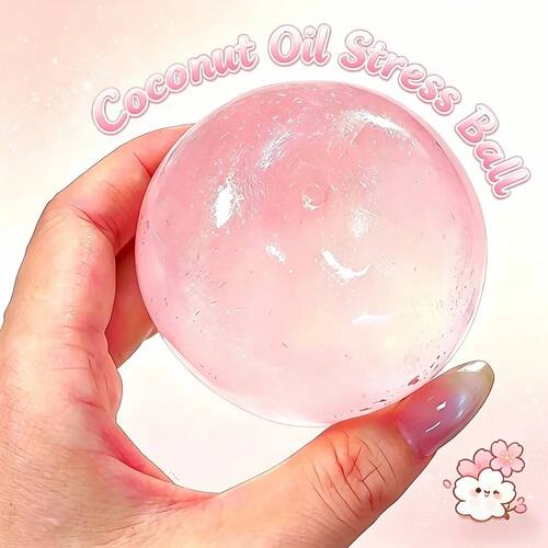 Pink Maltose Squishy Toy Cute Mochi Anti Stress Fidget Toy S
