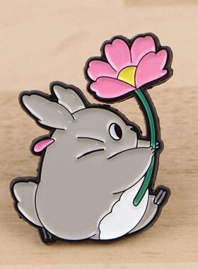 Cute Animal Enamel Pin Anime Movie Badges on Backpack Women'
