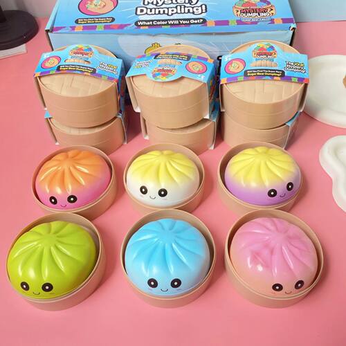 Colorful Soft Bun Blind Box, Suitable for Playing, Displayin