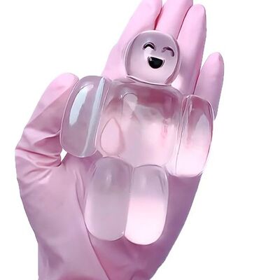 Squishy Transparent Jelly Robot Squeeze Toy Cute Super Soft