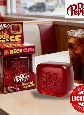 Dr Pepper x NeeDoh Nice Cube Squishy toy Stress Relief Toy S