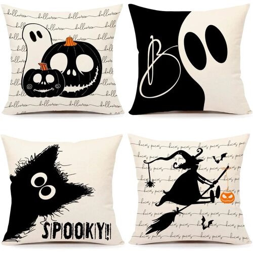 Halloween Themed Pillowcases: Spooky Pumpk, Ghosts, and Witc