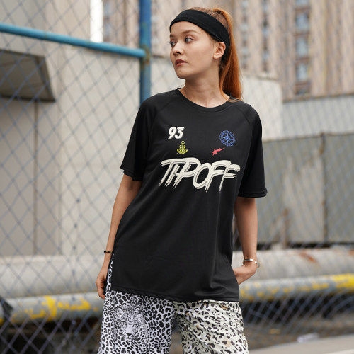 TIP-OFF字母印花短袖速干透气