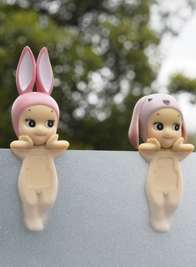 Sonny Ange趴趴天使办公桌面装饰工位稳定器手机创意贴贴公仔玩偶