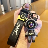 Изысканный брелок, мультяшная кукла, ключи от машины подходит для мужчин и женщин, подвеска для ключей, с медвежатами, делается под заказ