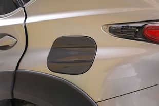 真碳纤 适用雷克萨斯碳纤维油箱盖贴nx200 300 NX200t NX300h改装