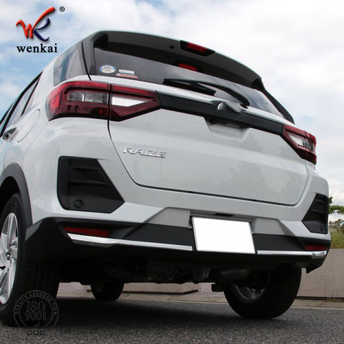 适用于丰田20款Raize改装后保险杠饰条 大发Rocky专用后杠防撞条