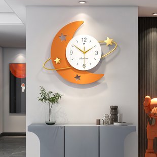 现代简约钟表挂钟客厅家用时尚 挂表创意装 饰轻奢网红时钟挂墙 个性
