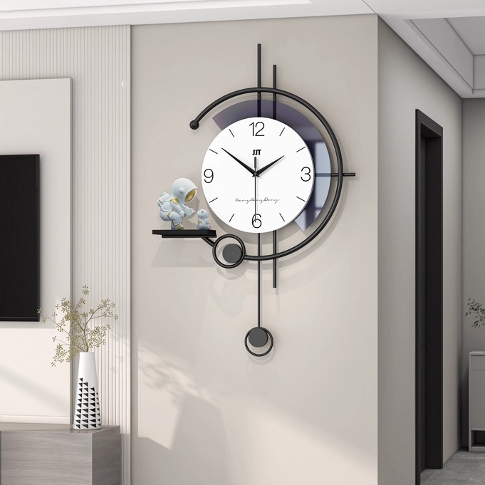 现代简约钟表挂钟客厅2025新款网红大气家用时尚餐厅创意时钟挂墙
