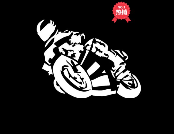 包邮摩托车赛车车贴汽车配件贴花装饰DIY汽车造型的反光贴纸