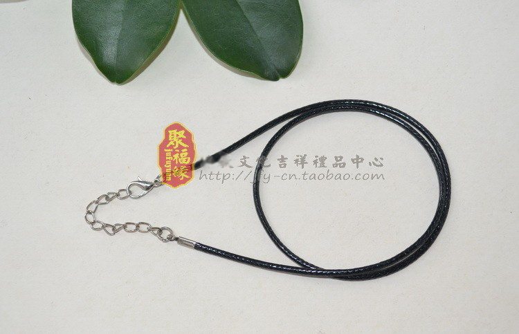 吊坠挂绳黑色皮绳坠子线绳