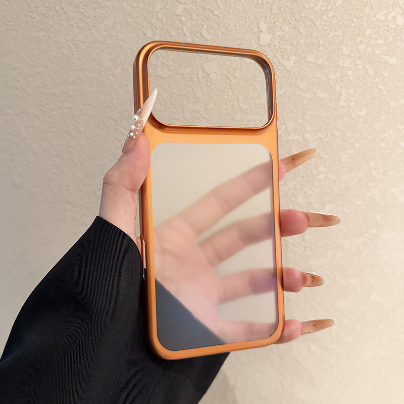 【原配壳】适用于苹果17promax手机壳新款高端磨砂电镀透明iPhone17pro大孔镜头散热轻薄防摔商务简约小众硬