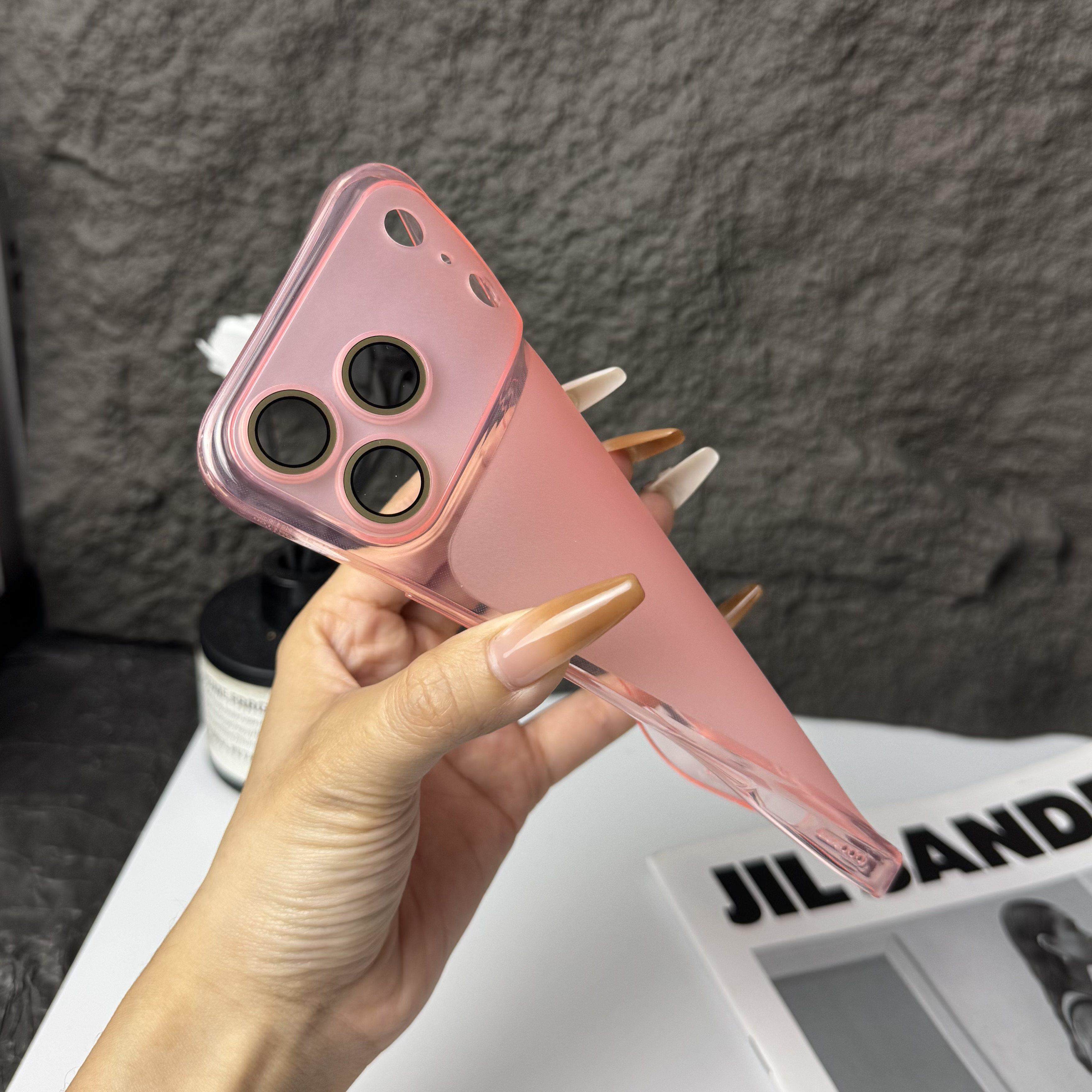 秒变17超薄磨砂软壳适用苹果17promax手机壳新款iphone16plus简约透明15pro自带镜头膜14全包防摔13/12保护套