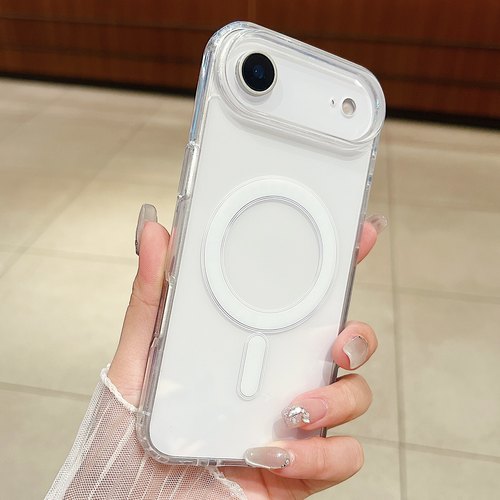 苹果17Pro亚克力透明磁吸壳