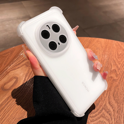 荣耀magic6硅胶四角防摔壳