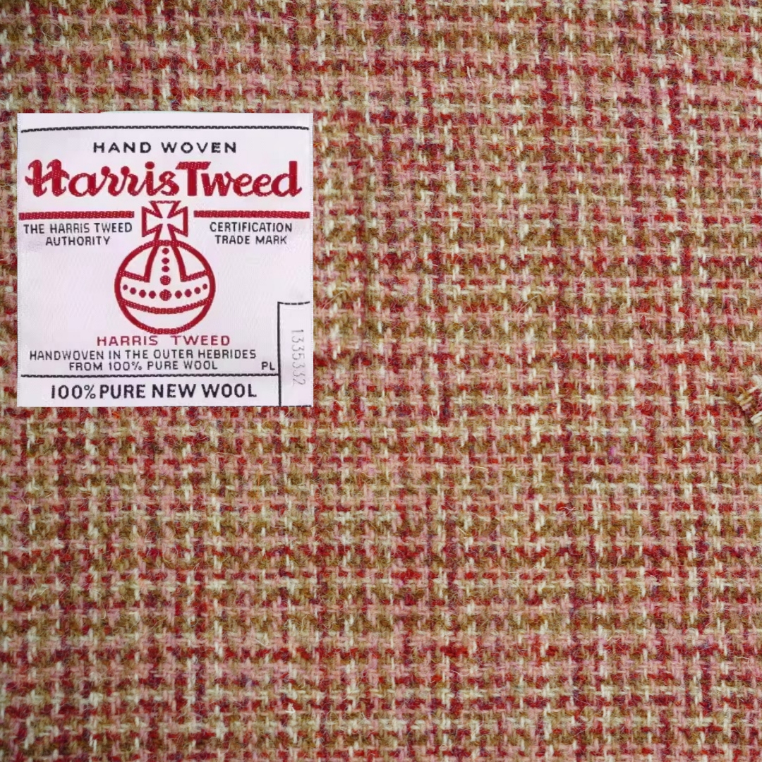 新款粗花呢harristweed大衣料