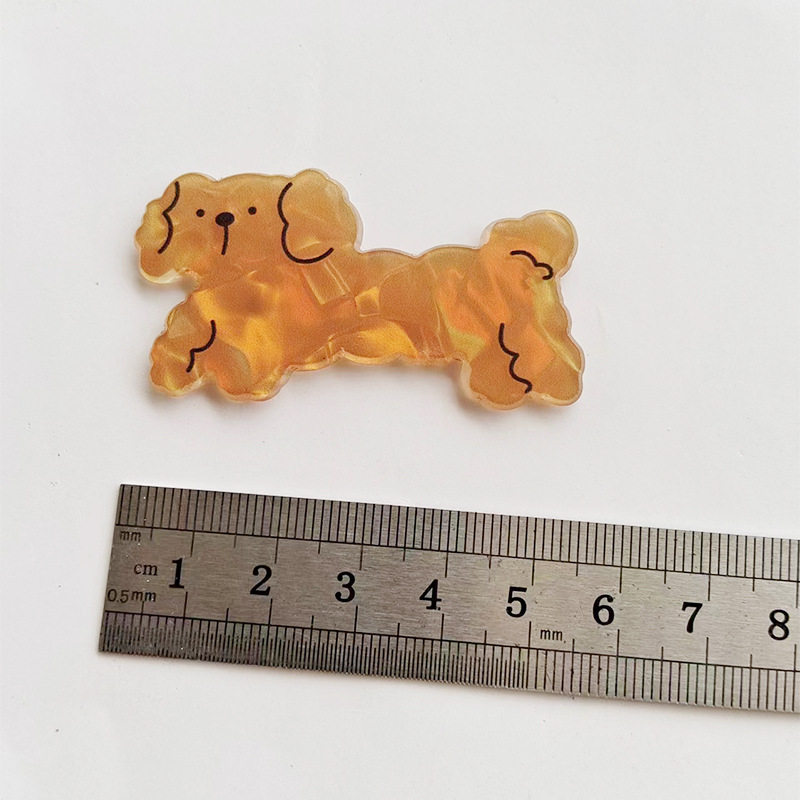 新款小狗小猫创意搞怪亚克力配件 diy工具配件发夹头饰配件