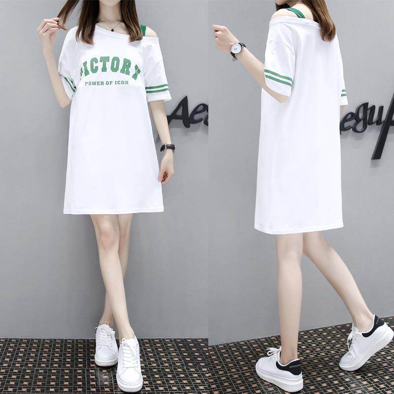 孕妇裙夏天潮妈2022时尚新款韩版夏装孕妈妈连衣裙夏季中长款上衣