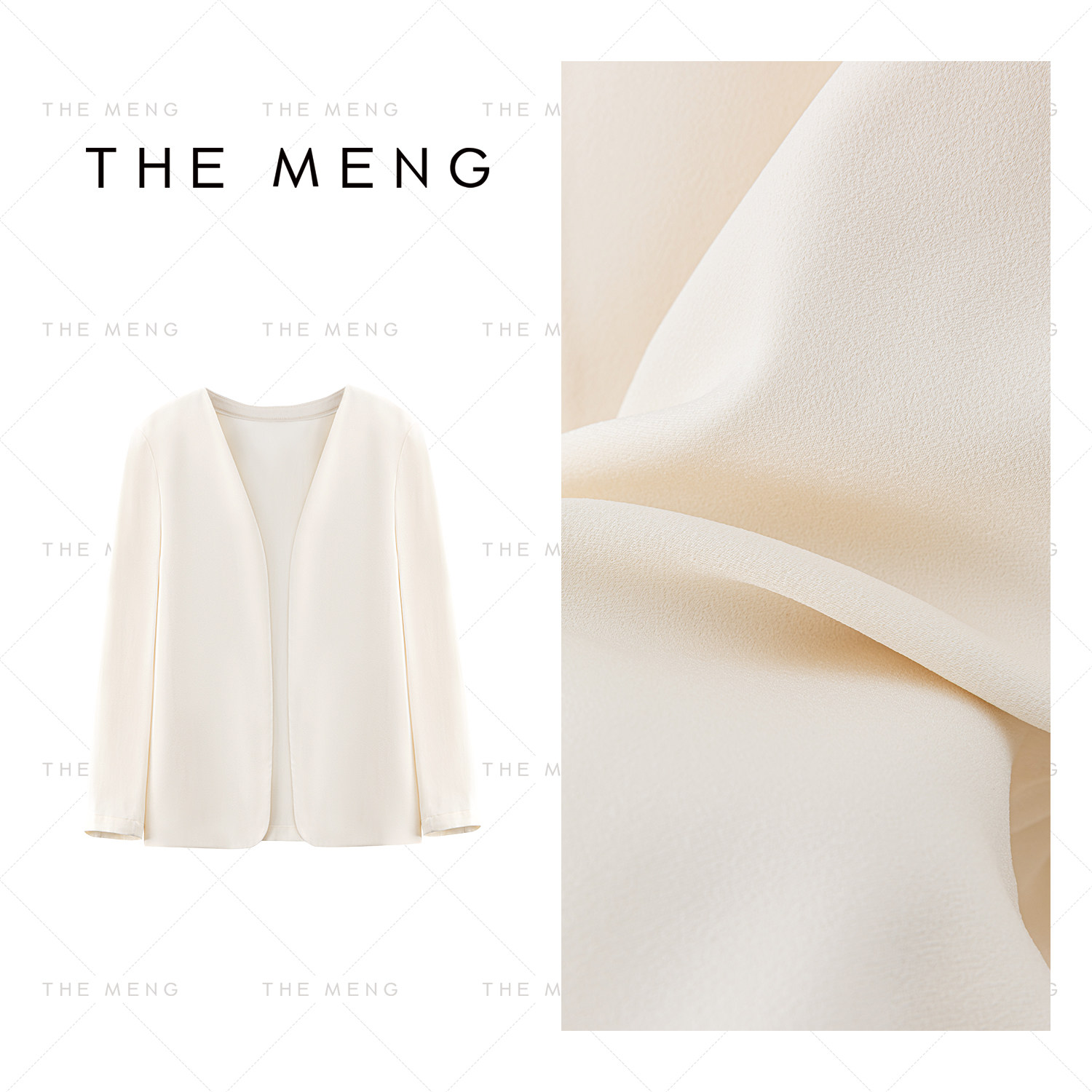 THE MENG【勋章】醋酸气质时尚百搭西装#M253C0969 +M253C0971 DN