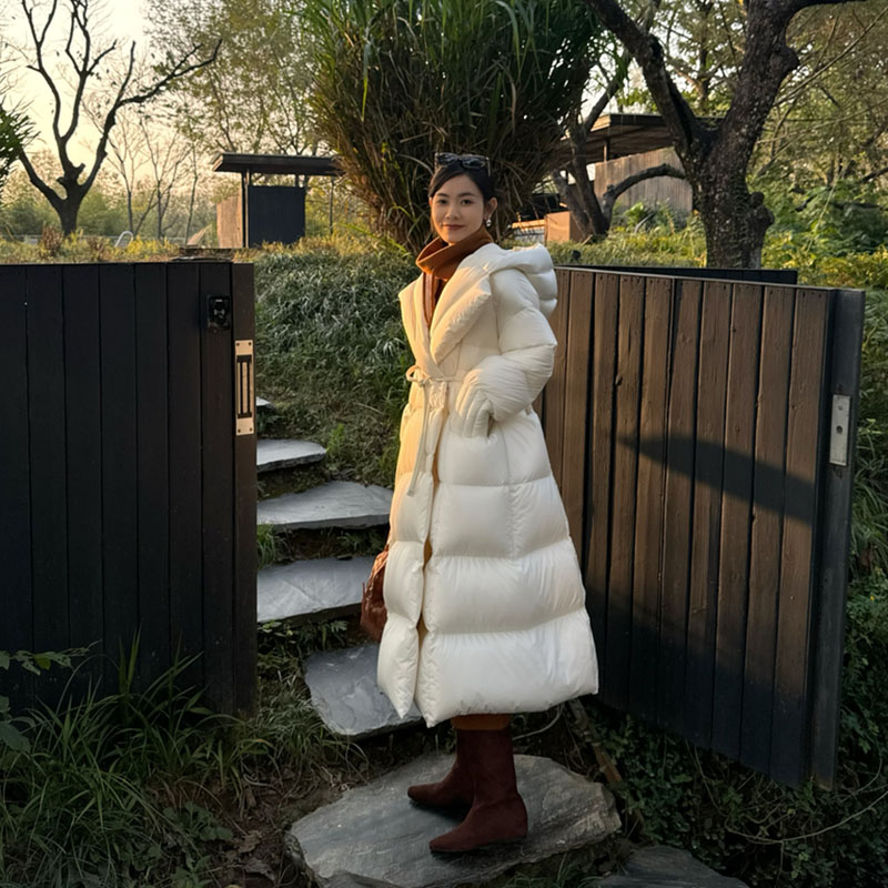 抗风保暖95白鹅绒羽绒服