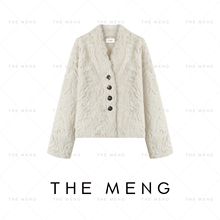 THE MENG【九月】糯软御寒锁温长毛草草外套
