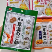 日本进口和草汉蜂蜜薄荷味润喉糖果润喉糖蜂蜜柠檬清凉糖送老师