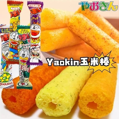 日本零食yaokin玉米棒芝士味