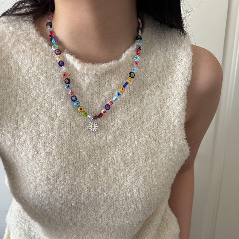 Always线上商店琉璃彩色串珠项链
