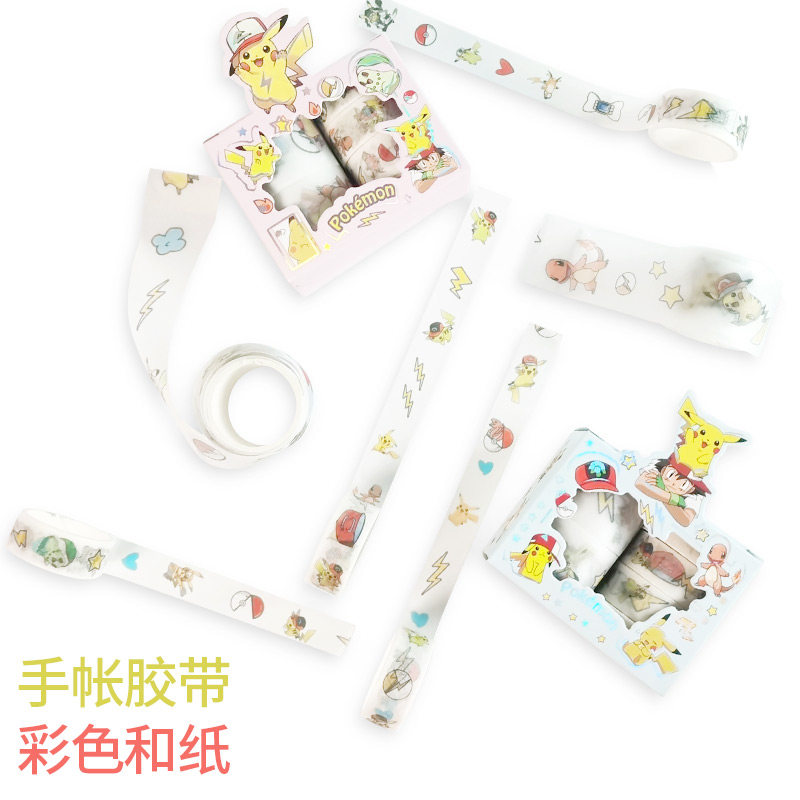 儿童卡通图案手帐胶带贴纸套装二次元可爱拼贴ins和纸胶花边素材,文具电教/文化用品/商务用品,和纸胶带,淘宝优惠券,粉丝福利购,淘宝优惠卷