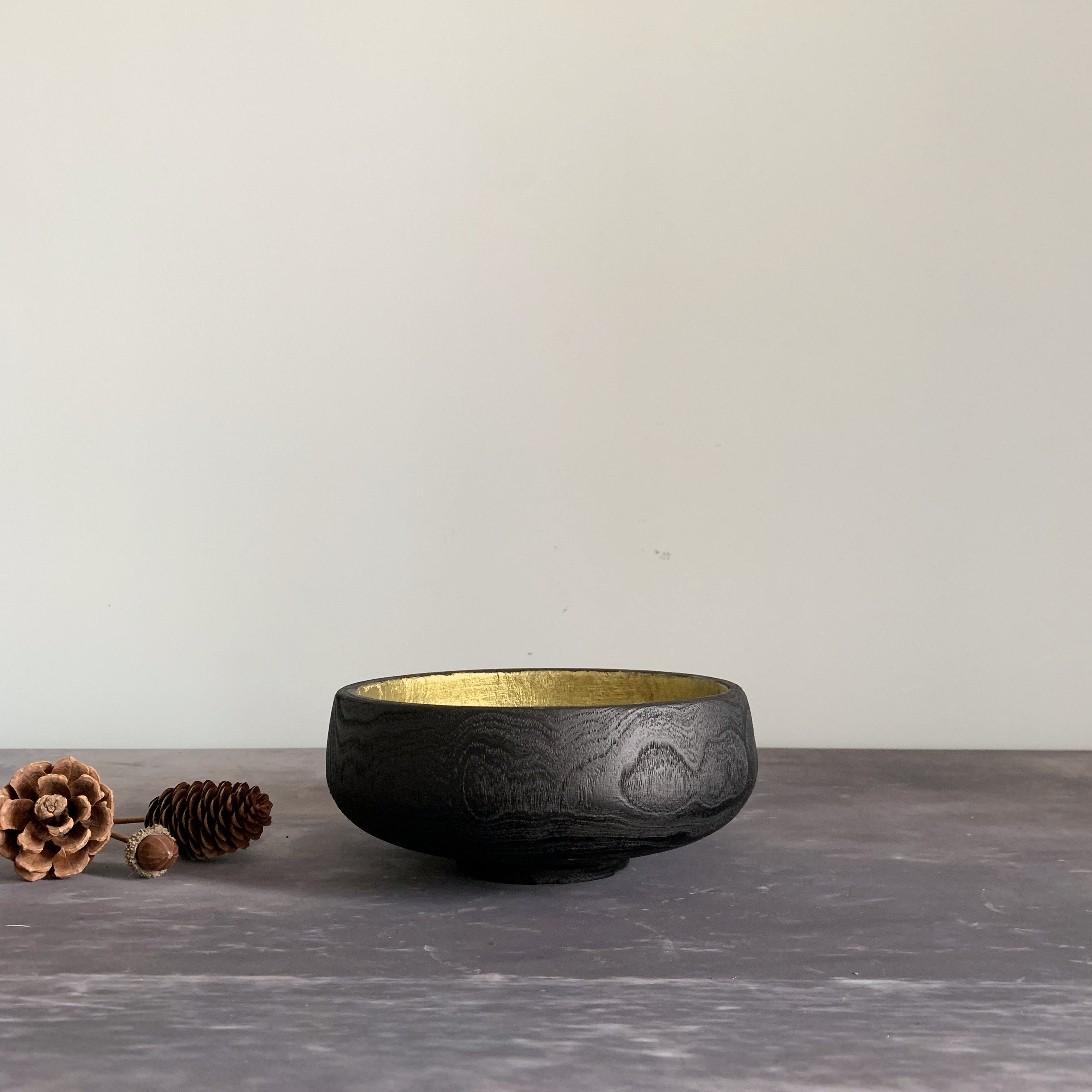 果盘木质干果收纳碗民宿客厅家居装饰品摆件侘寂风样板间拍照道具