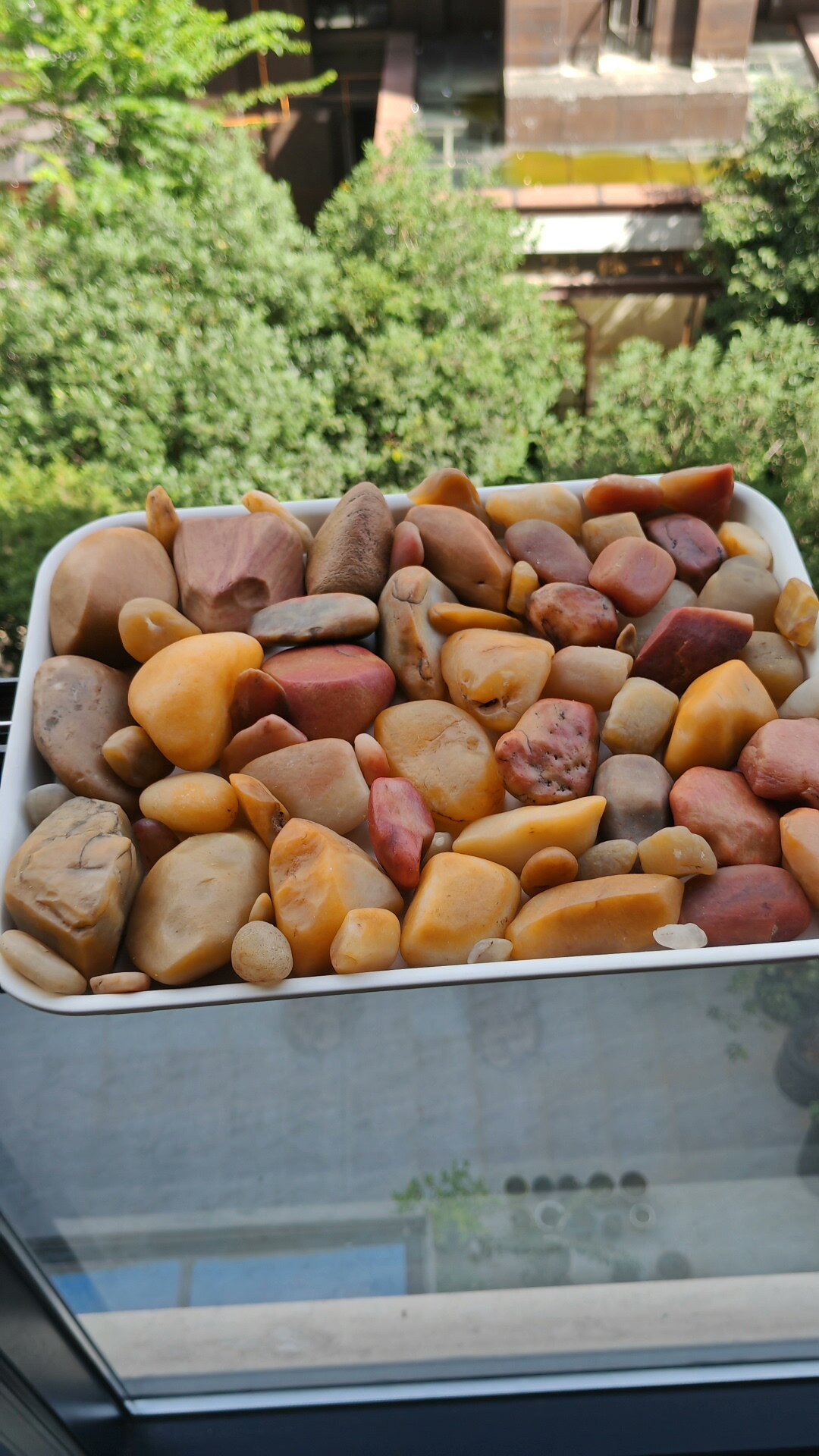 3-8厘米新疆地表金丝玉原石籽料，籽形完整，玉质细腻纯天然